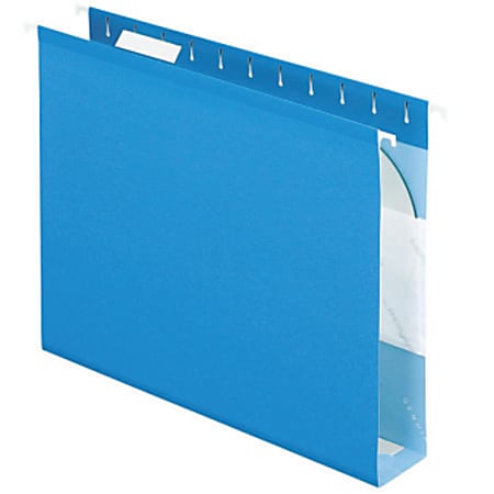 Pendaflex® Premium Reinforced Color Extra-Capacity Hanging Folders, Letter Size, Blue, Pack Of 25