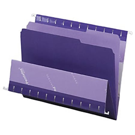 Pendaflex® Color Interior File Folders, 1/3 Cut, Letter Size, Violet, Pack Of 100