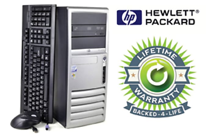 HP Compaq Refurbished Desktop PC Intel Core 2 Duo 2GB Memory 80GB Hrd ...