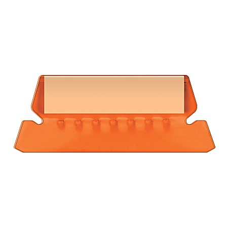 Pendaflex® Hanging File Folder Plastic Tabs, Orange, Pack Of 25