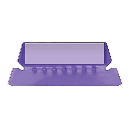 Pendaflex® Hanging File Folder Plastic Tabs, Violet, Pack Of 25