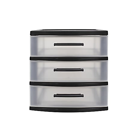 Inval 3-Drawer Storage Cabinet, 6-5/16" x 6-15/16",