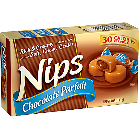 Nips Chocolate Parfait Candies, 4 Oz, Pack Of 12 Candies