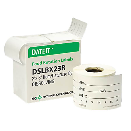 Food Rotation Labels, Carton Of 250