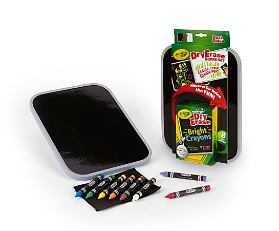 Crayola® Dual-Sided Dry-Erase Board With Dry-Erase Crayons