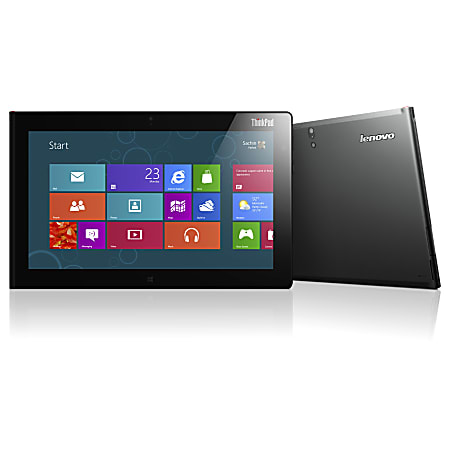 Lenovo ThinkPad Tablet 2 36823F1 Tablet - 10.1" - 2 GB LPDDR2 - Intel Atom Z2760 Dual-core (2 Core) 1.80 GHz - 64 GB - Windows 8 Pro - 1366 x 768 - In-plane Switching (IPS) Technology - Black