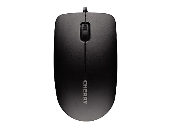 CHERRY MC 1000 - Mouse - right and left-handed - optical - 3 buttons - wired - USB - black