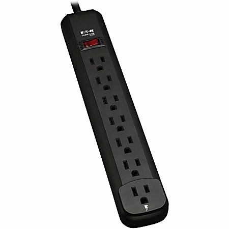 Eaton Tripp Lite Series Power Strip 7 Outlet NEMA 5-15R AC 25' Cord 5-15P Black Housing - Power strip - PS725B
