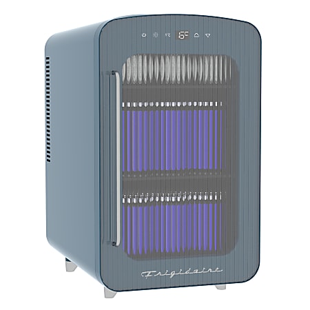 Frigidaire® 35-Can/12-Bottle Mini Beverage Fridge, Azure, EFMIS3512-AZURE