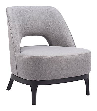 Zuo Mistley Accent Chair, Gray
