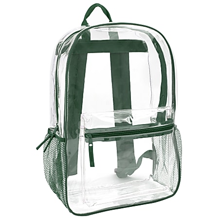 Clear plastic backpack sales
