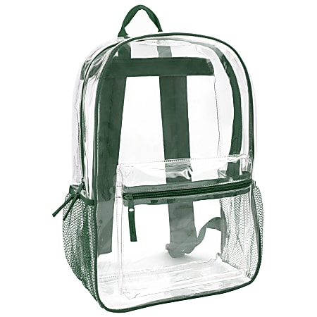 Trailmaker Classic Clear Backpacks Assorted Trim Case Of 24 Backpacks ...