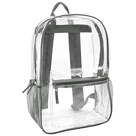 Clear backpacks in stores shop
