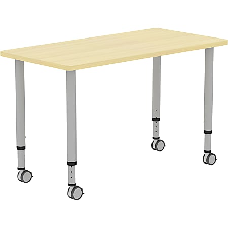 Lorell Attune Height-adjustable Multipurpose Rectangular Table -