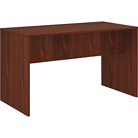 Lorell® Essentials 72"W Standing-Height Table, Mahogany