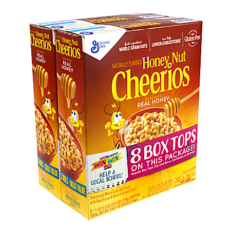 Honey Nut Cheerios, 56 Oz, Pack Of 2 Boxes