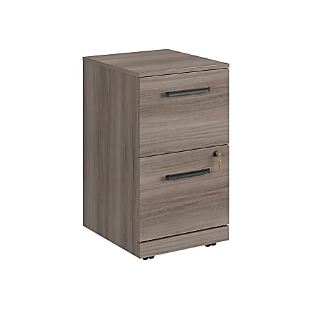 Sauder® Affirm 19”D Vertical 2-Drawer Mobile File Cabinet With Lock, Hudson Elm