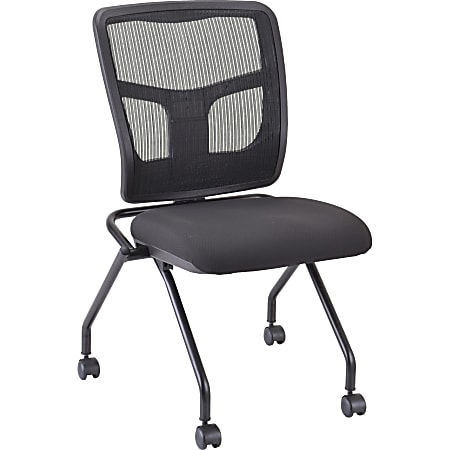 Lorell Training Room Guest Chairs - Black Fabric