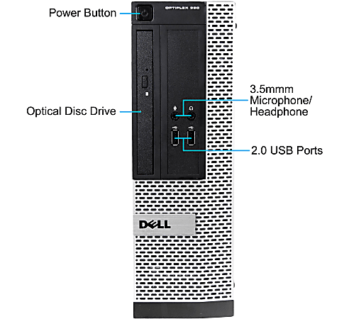 Dell Optiplex 390 Refurbished Desktop PC Intel Core i5 8GB Memory