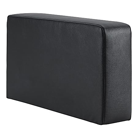 Lorell® Contemporary Sofa Seat Cushioned Armrest, 13-3/8"H x
