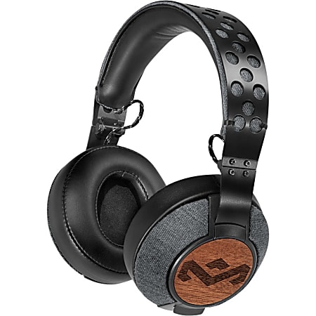Marley in shop ear headphones