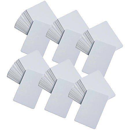 Learning Advantage Blank Playing Cards 2 14 x 3 12 50 Cards Per Pack