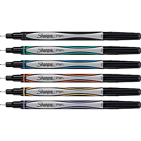 Sharpie Fine Point Pens - Fine Pen Point - Assorted - 12 / Bundle