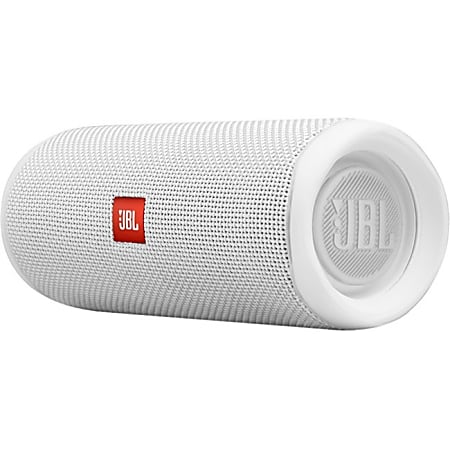 JBL Flip 5 Portable Waterproof Speaker White JBLFLIP5WHTAM Q