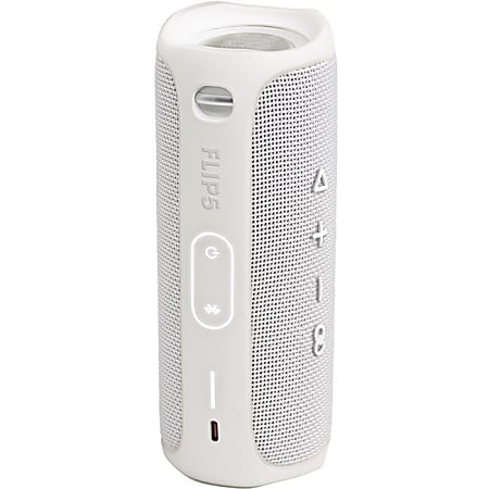 JBL Flip 5 Portable Waterproof Speaker White JBLFLIP5WHTAM Q