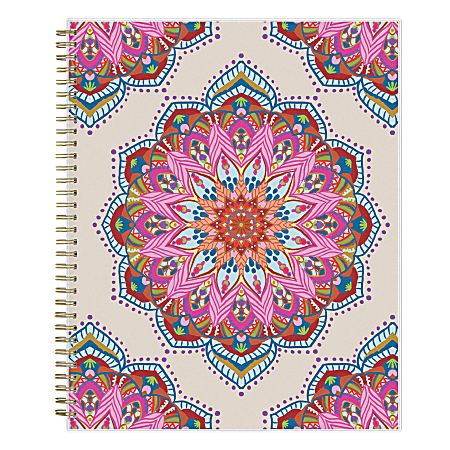 Blue Sky™ Weekly/Monthly Academic Planner, 8-1/2" x 11", Clarabelle, Frosted, July 2022 to June 2023, 136516