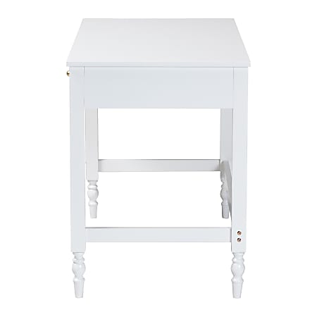 Baxton Studio 47 W Roni Modern Cottage Style Writing Desk With Drawers ...