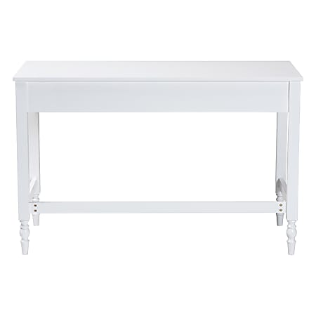 Baxton Studio 47 W Roni Modern Cottage Style Writing Desk With Drawers ...
