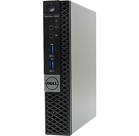 Dell™ Optiplex 7040 Refurbished Desktop PC, Intel® Core™ i7, 16GB Memory, 256GB Solid State Drive, Windows® 10, OD1-0277