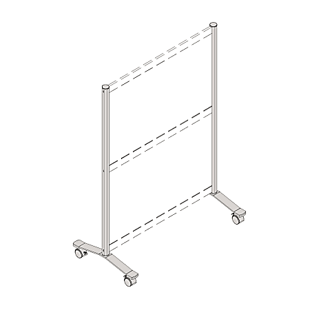 Lorell Adaptable Panel Legs for 71