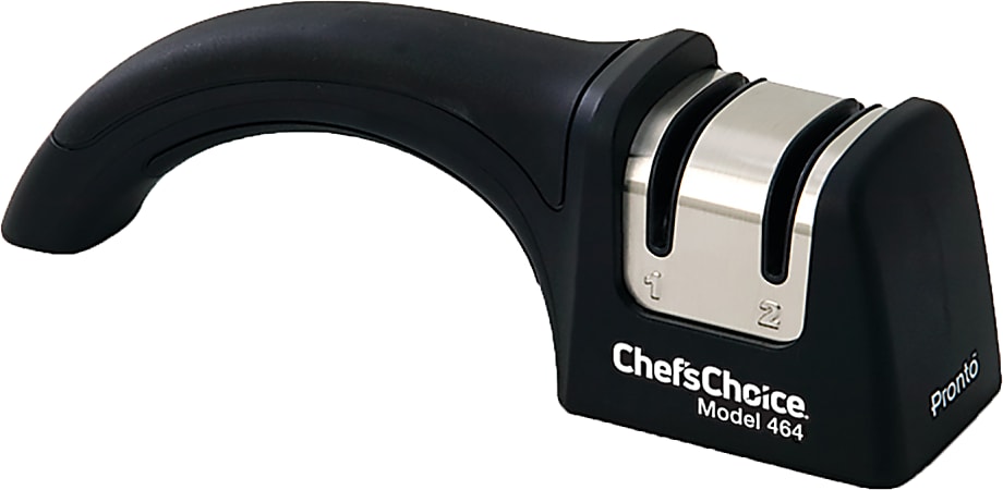 Edgecraft Chef's Choice Pronto Diamond Hone Manual Knife Sharpener, Black
