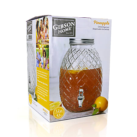 Gibson Pineapple Drink Dispenser NIB Spring Summer Parties - Pool