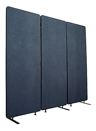 Luxor RECLAIM Acoustic Privacy Panel Room Dividers, 66"H