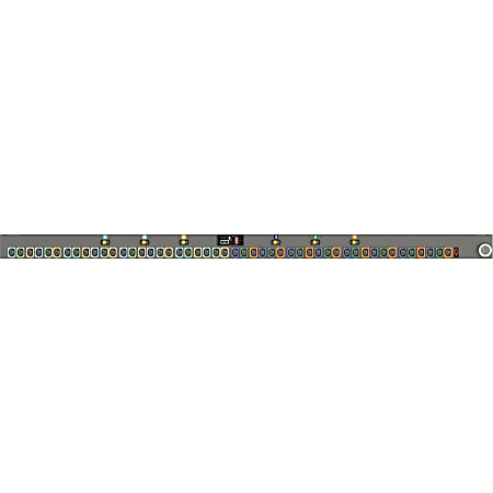 Geist rPDU MNU3EHW1-48L138-5CS15A0A10-S-A 48-Outlets PDU - Switched - 3P+E CA - 48 x U-Lock IEC 60320 C13 - 230 V AC - Network (RJ-45) - 0U - Vertical/Toolless - Rack-mountable - TAA Compliant