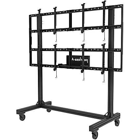 Peerless-AV® SmartMount® Portable Video Wall Cart 2x2 Configuration for 46" to 60" Displays - Floor Stand - DS-C560-2X2