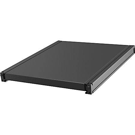 Vertiv 1U Depth Adjustable Sliding Shelf 200lbs - 1U Rack Height x 19" Rack Width x 33.60" Rack Depth - Rack-mountable - Black - Metal - 200 lb Maximum Weight Capacity
