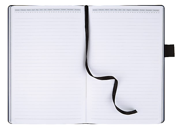 Rhodia A4 Active Hardback Casebound Notebook, Lined, Black