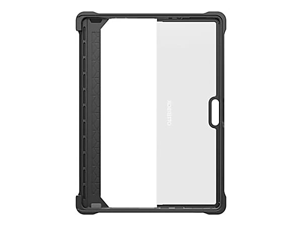 OtterBox Symmetry Series Studio - Back cover for tablet - black crystal (clear/black) - for Microsoft Surface Pro 8