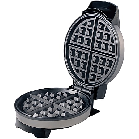 Brentwood TS 1402BL Double Waffle Bowl Maker Blue 2 x Bowl Waffle - Office  Depot