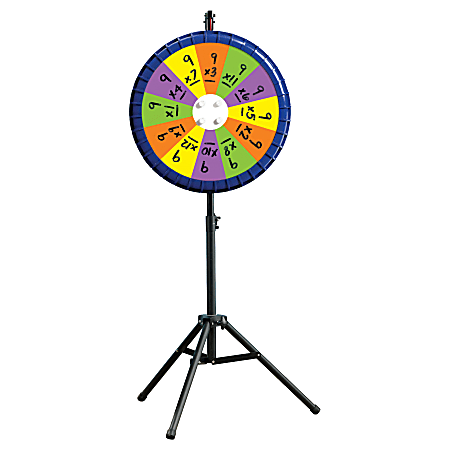 Learning Resources ReMARKable Dry-Erase Spin Wheel, 27", Assorted Color Plastic Frames