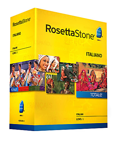 Rosetta Stone V4 Italian Level 1, For PC/Mac, Traditional Disc