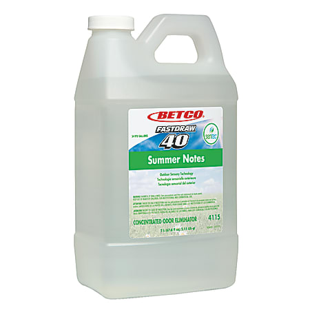 Betco® SenTec Air Freshener, Summer Notes, 153.28 Oz, Pack Of 2