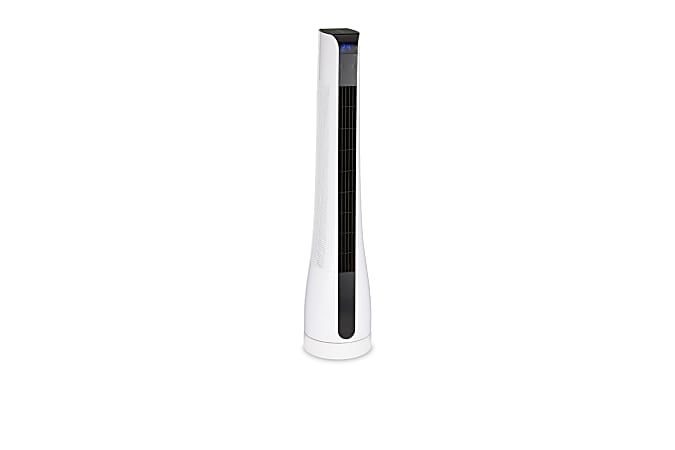 Crane Ultra-Slim Digital Tower Fan, 37"H x 9 1/16"W x 9 3/16"D, White