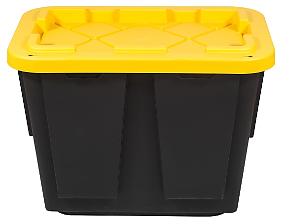 IRIS Plastic Storage Container With HandlesLatch Lid 22 x 16 12 x 13 Clear  - Office Depot