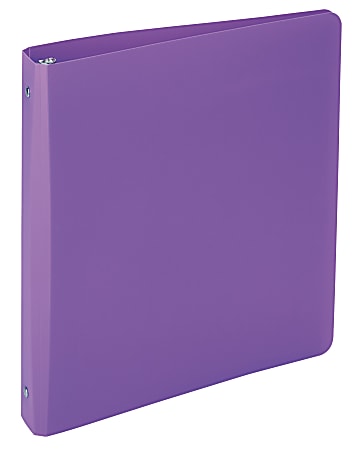 Office Depot® Heavy-Duty View 3-Ring Binder, 1 1/2 D-Rings, Pink