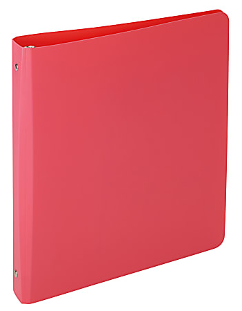 Office Depot Brand Durable View 3 Ring Binder 1 Round Rings 49percent  Recycled Pink - Office Depot